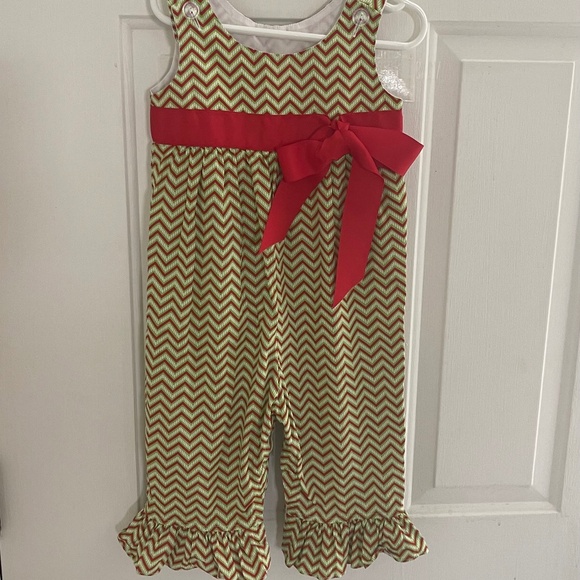 Anvy Kids holiday Jumpsuit Long Romper 3T  girls - Picture 1 of 11